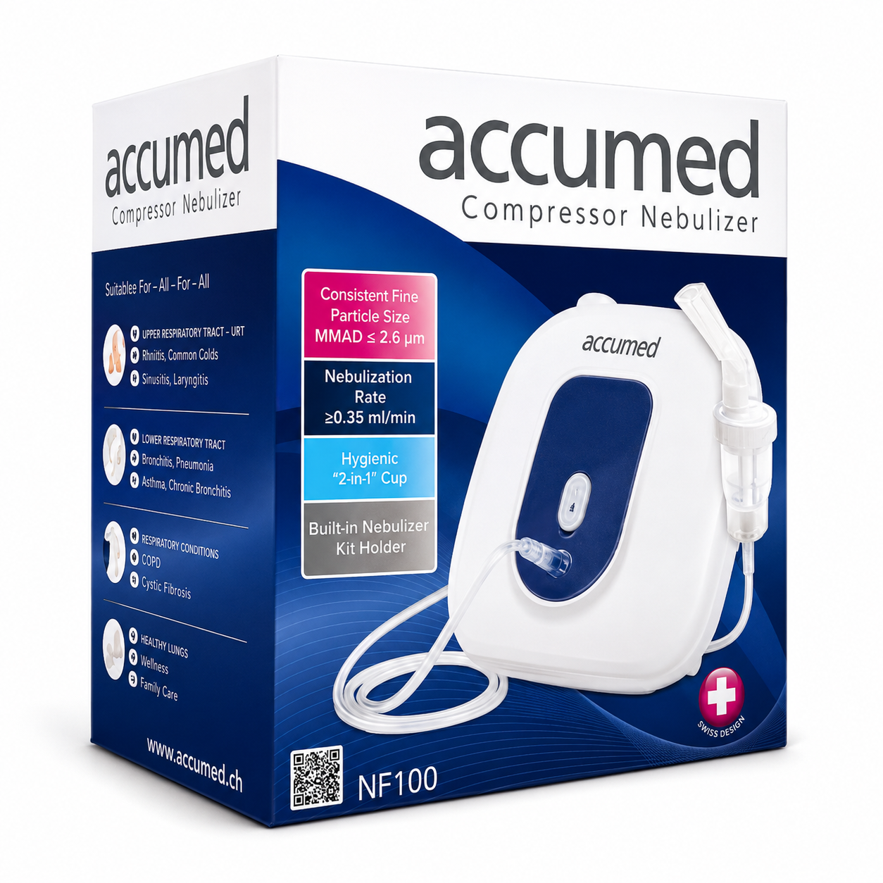 Ultrasonic type nebulizer (Accumed)