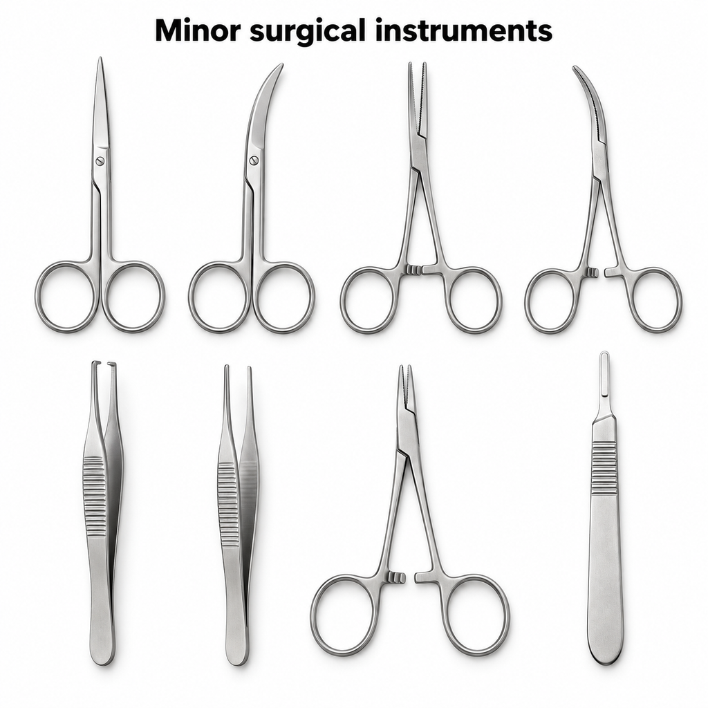 Minor surgical instruments