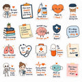 Medical stickers 12”x12” size