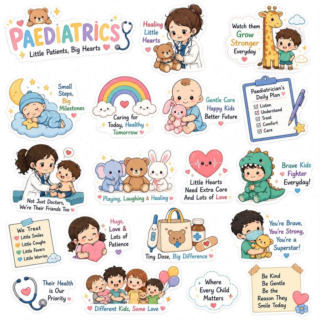 Medical stickers 12”x12” size