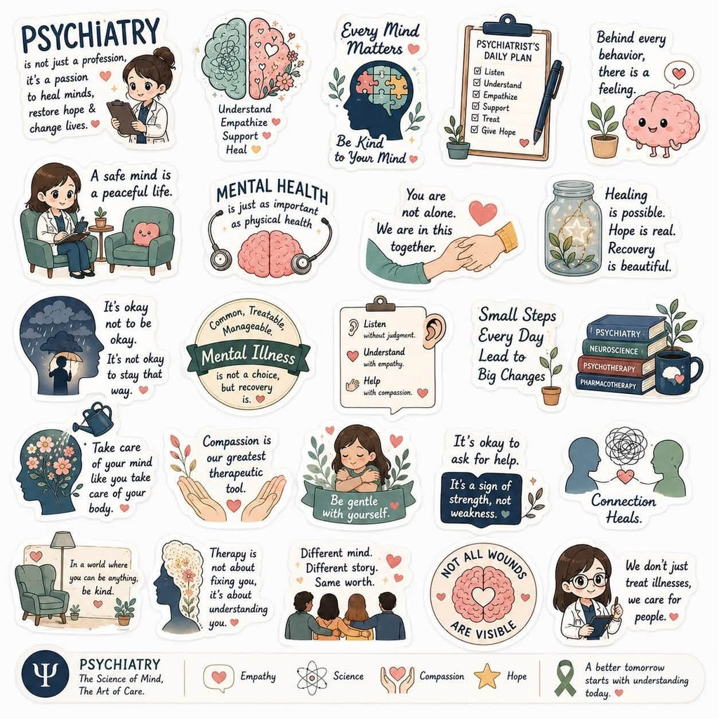 Medical stickers 12”x12” size