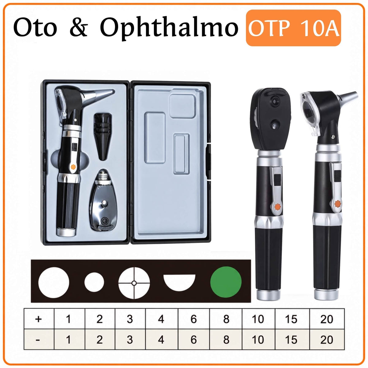 Otoscope & Ophthalmoscope combined