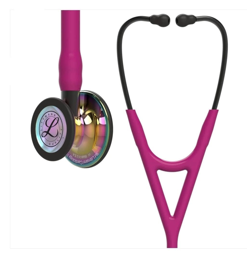 Littmann C4 - Raspberry with polished rainbow
