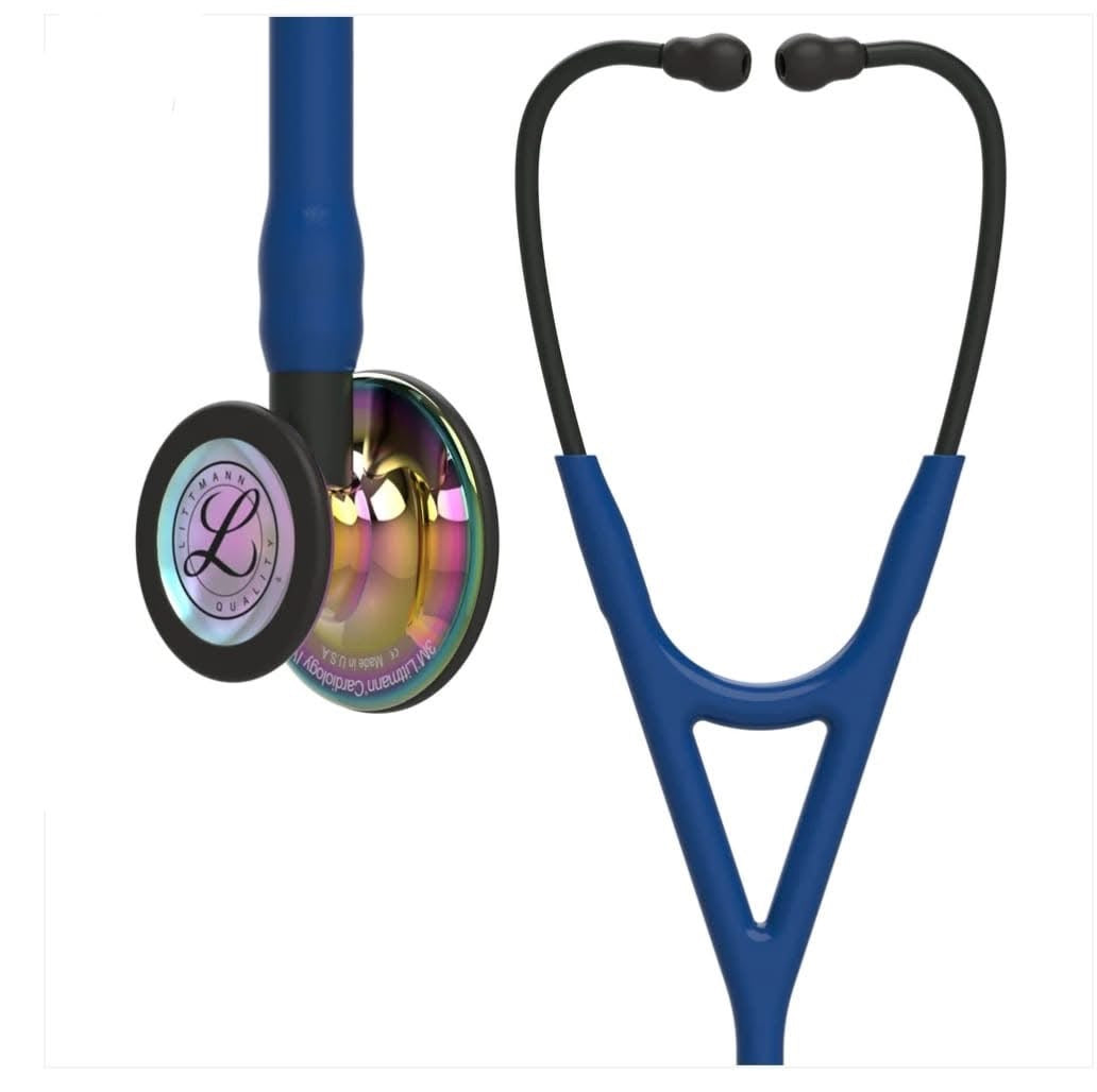Littmann C4 - Navy blue with polished rainbow