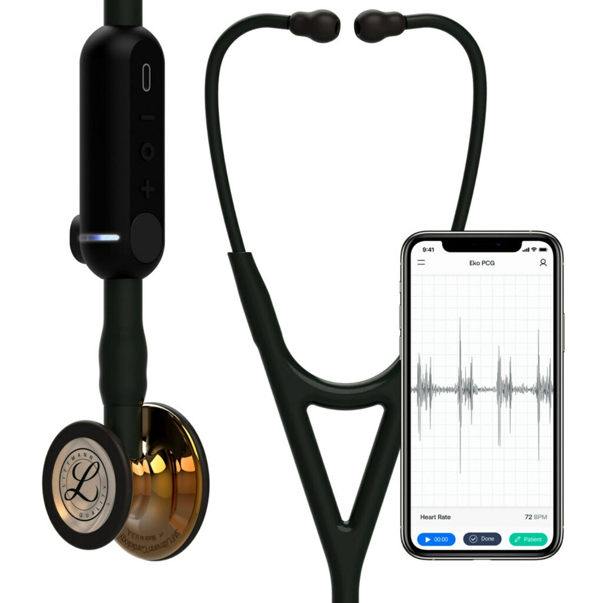 Littmann core digital - High polished copper and black