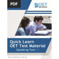 Quick learn test material speaking