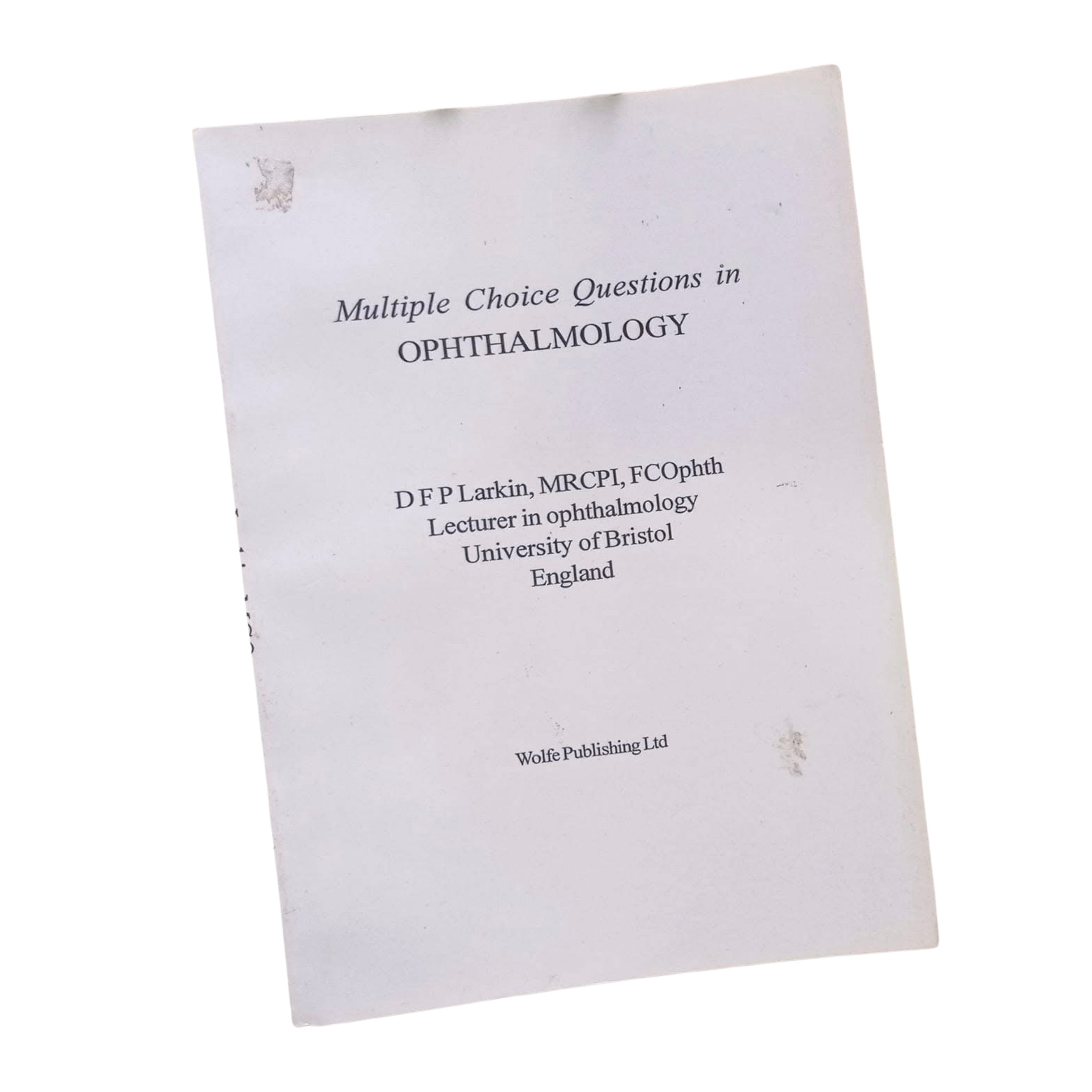 MCQs in ophthalmology Larkin