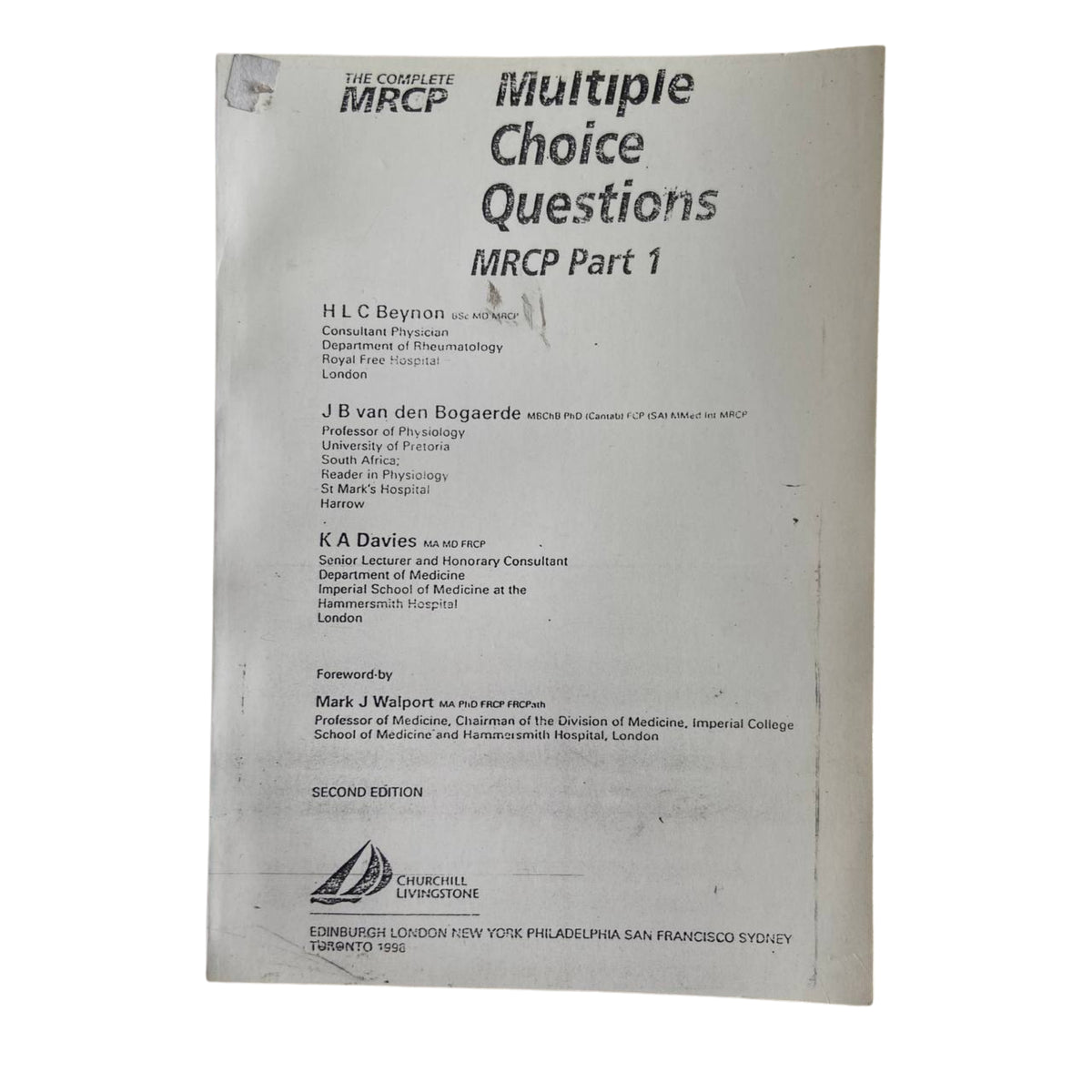 The complete MRCP MCQs
